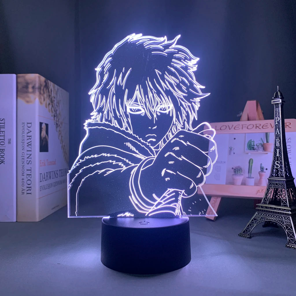 Vinland Saga: Led Lamp Thorfinn Karlsefni Figure for Kid Bedroom Decor Friend Birthday Gift 3d Light Manga Vinland Saga