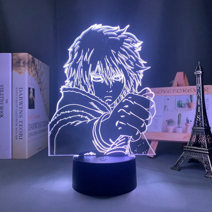 Vinland Saga: Led Lamp Thorfinn Karlsefni Figure for Kid Bedroom Decor Friend Birthday Gift 3d Light Manga Vinland Saga