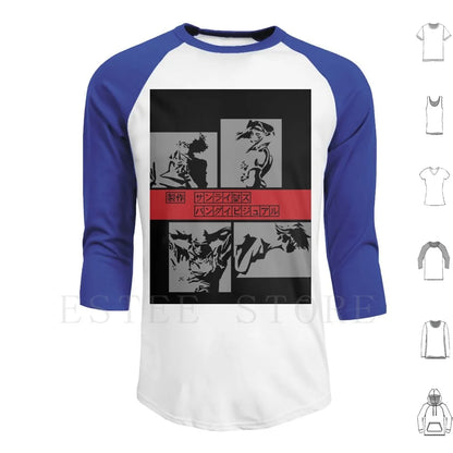 Cowboy Bebop: Le Bebop Hoodies Long Sleeve Cowboy Spike Faye Jet Ein Bebop