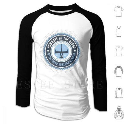 Cowboy Bebop: Space Cowboy Hoodies Long Sleeve Anime Japan Spike Bebop Jet Faye Ein