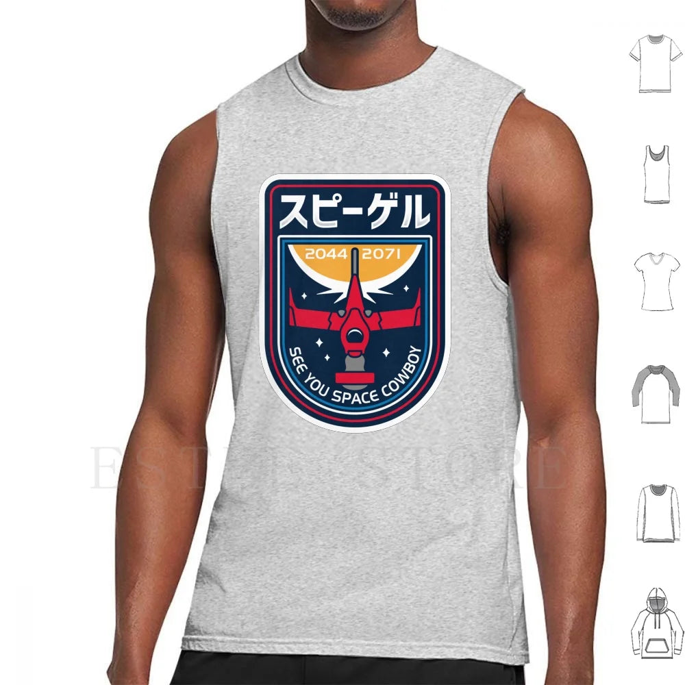 Cowboy Bebop: In Memoriam Tank Tops Vest Sleeveless Cowboy Spike Swordfish Spiegel Bebop Anime