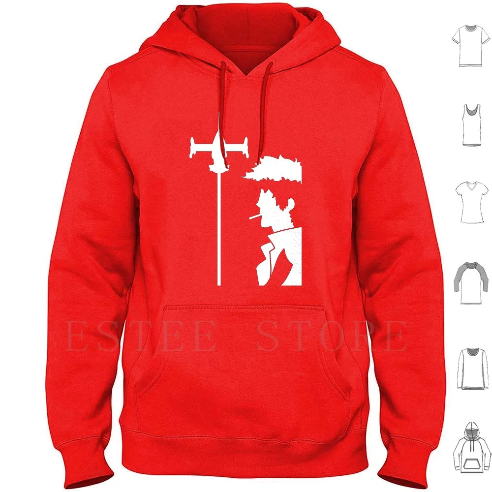 Cowboy Bebop: Retro Vintage Hoodies Long Sleeve Anime Manga Space Spike Spike Cowboy