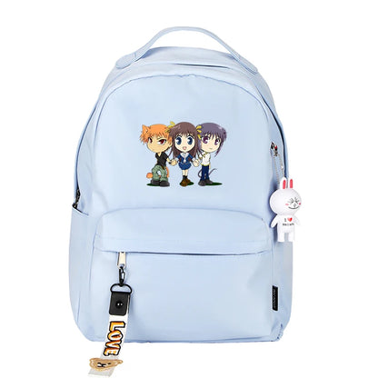 Fruits BAsket: Kawaii Bookbag Pink School Bags Souma Yuki Back Pack Small Travel