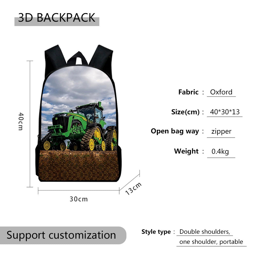 The Boondocks: Harajuku Popular   3D Print 3pcs/Set pupil School Bags Laptop Daypack Backpack Inclined shoulder bag Pencil Case