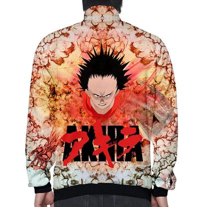 Akira:  3D Print Stand Collar Hoodie Hip Hop Men Women Zipper Hoodies Jacket Sweatshirts Clothes