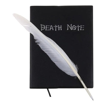 Death Note: Cosplay Notebook & Feather Pen Book Animation Art Writing Journal