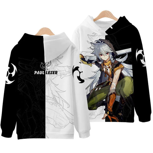 Genshin Impact: Raiden Shogun 3D Printed Men Women Hoodies Streetwear Fashion Pullover Harajuku Oversized Hoodie  Clothing