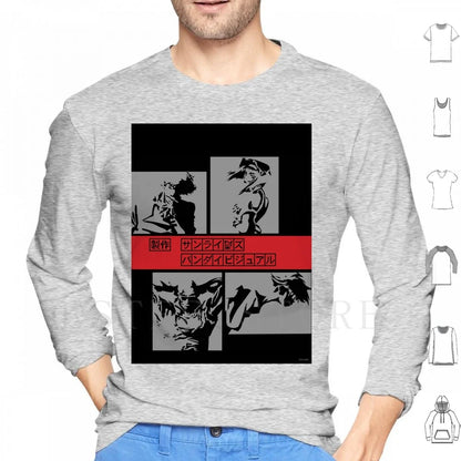 Cowboy Bebop: Le Bebop Hoodies Long Sleeve Cowboy Spike Faye Jet Ein Bebop