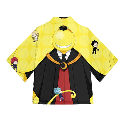 Assassination Classroom: Cosplay Costume Korosensei Shiota Nagisa Akabane Karuma Japanese Kimono Cardigan Shirt Coats