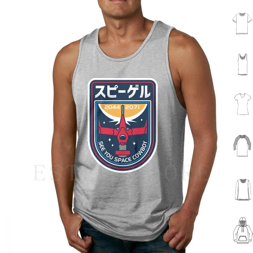 Cowboy Bebop: In Memoriam Tank Tops Vest Sleeveless Cowboy Spike Swordfish Spiegel Bebop Anime