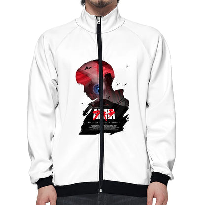 Akira:  3D Print Stand Collar Hoodie Hip Hop Men Women Zipper Hoodies Jacket Sweatshirts Clothes