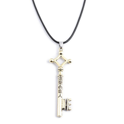 Attack on Titan: Necklace Shingeki No Kyojin Wings of Freedom Survey Sword Punk Necklace Pendant for Women Men Jewelry