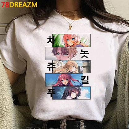 Assassination Classroom: Tshirt Clothes Women Couple  White T Shirt Casual Harajuku Kawaii Summer Top Tshirt White T Shirt