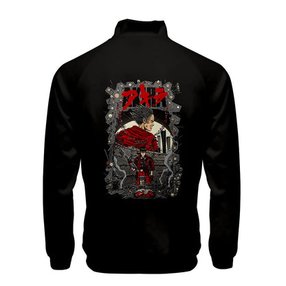 Akira:  3D Print Stand Collar Hoodie Hip Hop Men Women Zipper Hoodies Jacket Sweatshirts Clothes