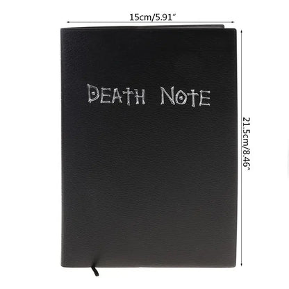 Death Note: Cosplay Notebook & Feather Pen Book Animation Art Writing Journal