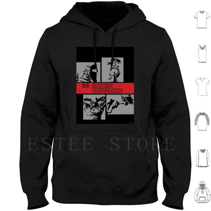Cowboy Bebop: Le Bebop Hoodies Long Sleeve Cowboy Spike Faye Jet Ein Bebop
