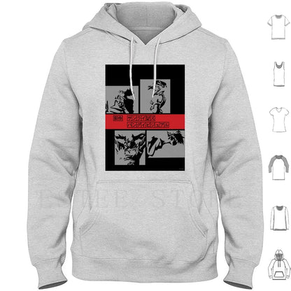 Cowboy Bebop: Le Bebop Hoodies Long Sleeve Cowboy Spike Faye Jet Ein Bebop