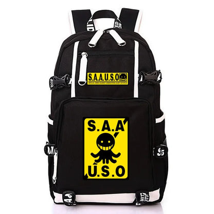 Assassination Classroom: USB Backpack Rucksack Mochila Schoolbag Bag