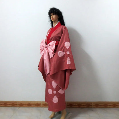 Samurai Champloo: Fuu Kimono Christmas Party Halloween Uniform Outfit Cosplay Costume Customize Any Size