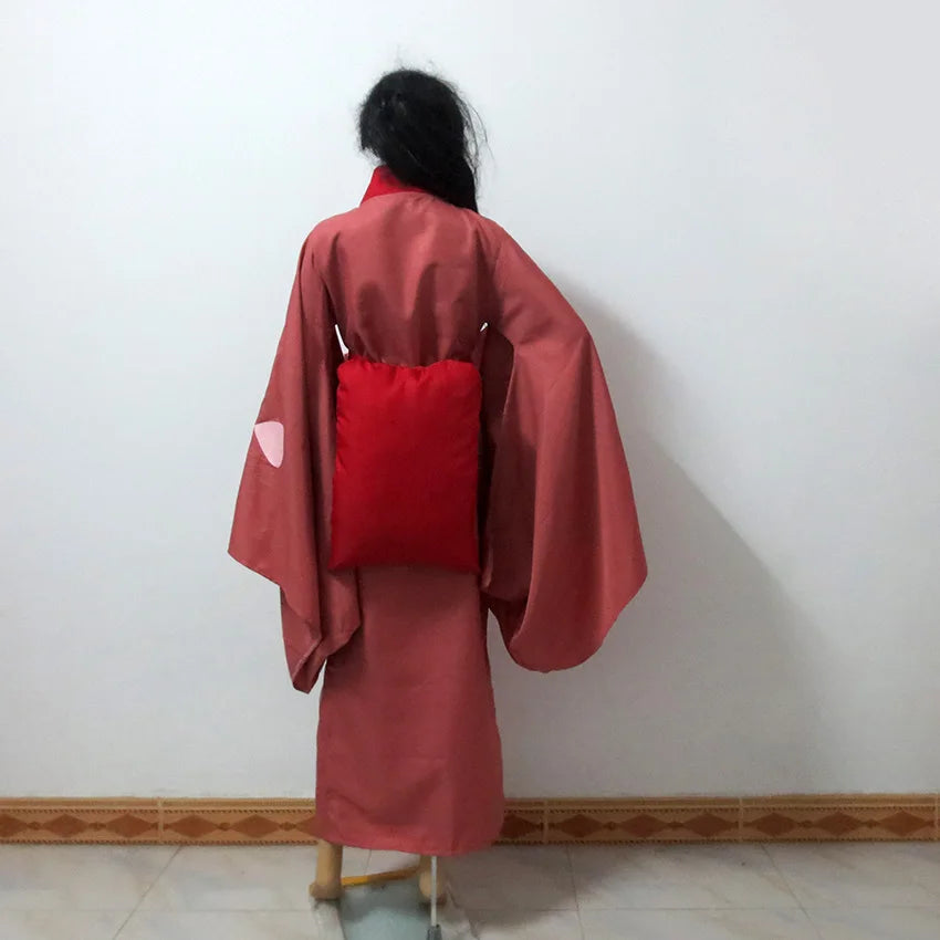 Samurai Champloo: Fuu Kimono Christmas Party Halloween Uniform Outfit Cosplay Costume Customize Any Size