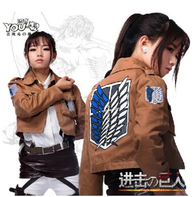 Attack on Titan: Jacket Shingeki no Kyojin jacket Legion Cosplay Costume Jacket Coat Any Size High Quality Eren Levi