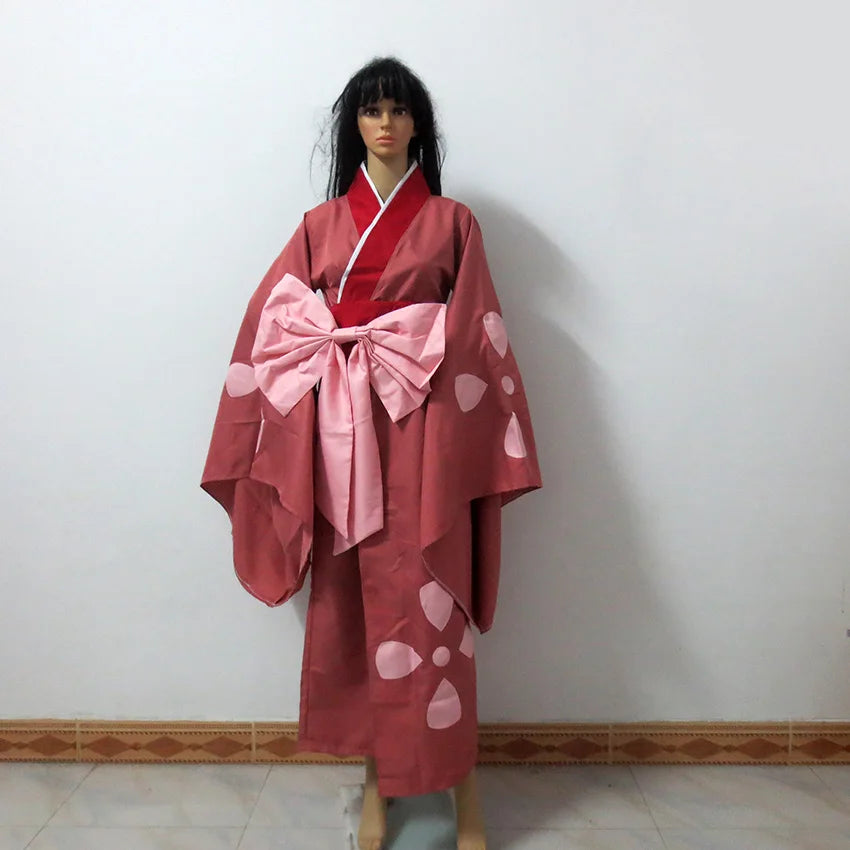 Samurai Champloo: Fuu Kimono Christmas Party Halloween Uniform Outfit Cosplay Costume Customize Any Size