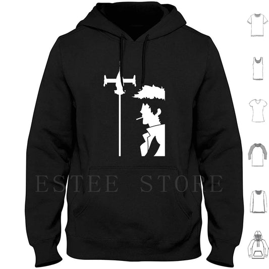 Cowboy Bebop: Retro Vintage Hoodies Long Sleeve Anime Manga Space Spike Spike Cowboy