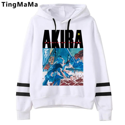 Akira: Hoodies Double Ring Kawaii Winter Warm K.Otomo Tokyo Streetwear