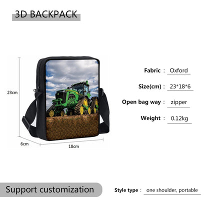 The Boondocks: Harajuku Popular   3D Print 3pcs/Set pupil School Bags Laptop Daypack Backpack Inclined shoulder bag Pencil Case