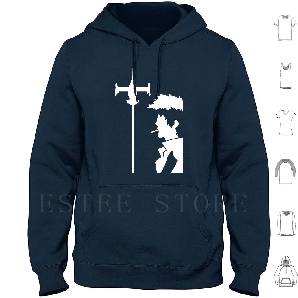 Cowboy Bebop: Retro Vintage Hoodies Long Sleeve Anime Manga Space Spike Spike Cowboy