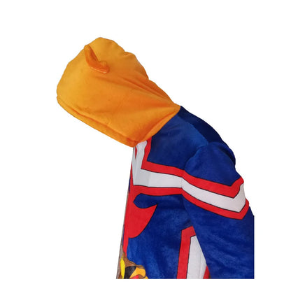 My Hero Academia:  All Might Cosplay Costume Jumpsuit Pajamas Halloween Costumes For Women Men Bathing Robe Christmas Gift