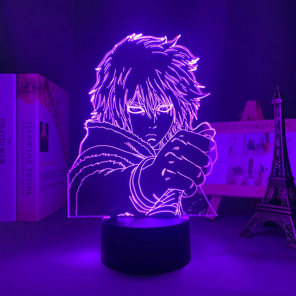 Vinland Saga: Led Lamp Thorfinn Karlsefni Figure for Kid Bedroom Decor Friend Birthday Gift 3d Light Manga Vinland Saga