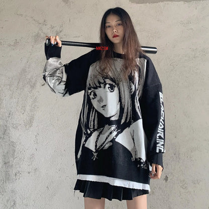 Death Note: Misa Amane Outfit Harajuku Streetwear Oversize Pullover Sweatshirt