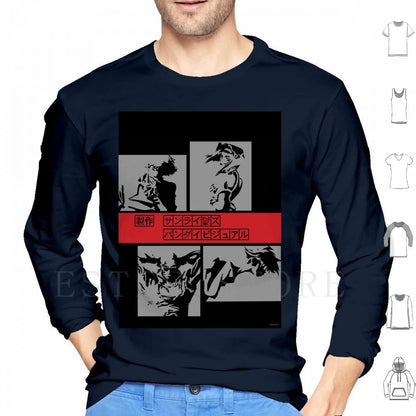 Cowboy Bebop: Le Bebop Hoodies Long Sleeve Cowboy Spike Faye Jet Ein Bebop