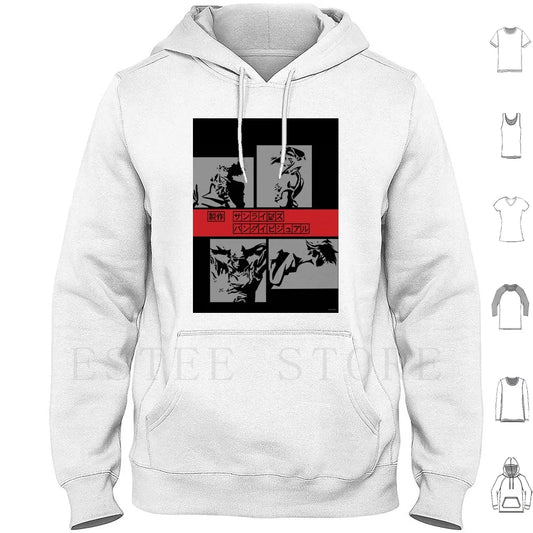 Cowboy Bebop: Le Bebop Hoodies Long Sleeve Cowboy Spike Faye Jet Ein Bebop