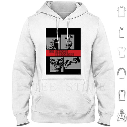 Cowboy Bebop: Le Bebop Hoodies Long Sleeve Cowboy Spike Faye Jet Ein Bebop