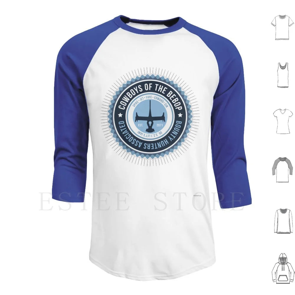 Cowboy Bebop: Space Cowboy Hoodies Long Sleeve Anime Japan Spike Bebop Jet Faye Ein