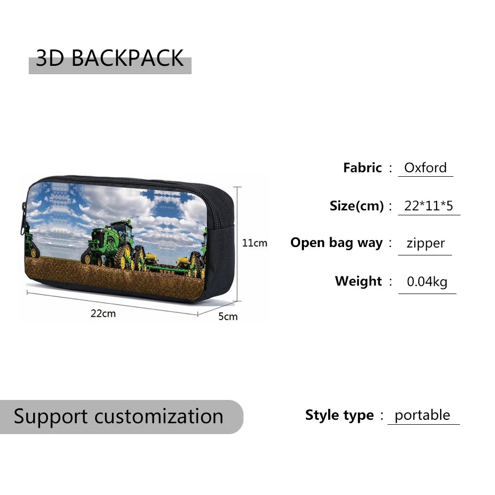The Boondocks: Harajuku Popular   3D Print 3pcs/Set pupil School Bags Laptop Daypack Backpack Inclined shoulder bag Pencil Case