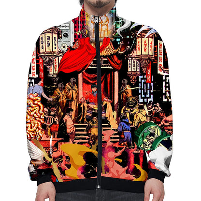Akira:  3D Print Stand Collar Hoodie Hip Hop Men Women Zipper Hoodies Jacket Sweatshirts Clothes