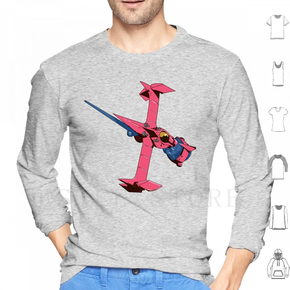 Cowboy Bebop: Swordfish ( No Ramen ) Hoodies Long Sleeve Swordfish Bebop Spike Anime Manga Bounty Hunter Space Cowboy