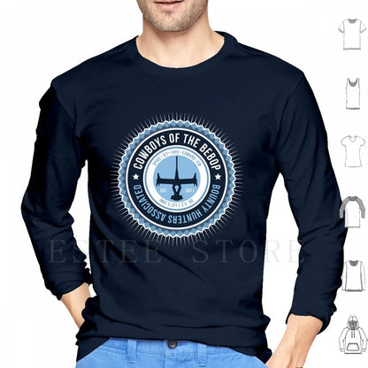 Cowboy Bebop: Space Cowboy Hoodies Long Sleeve Anime Japan Spike Bebop Jet Faye Ein