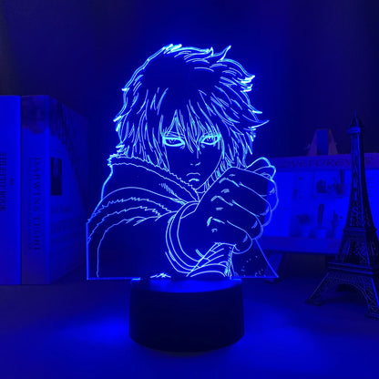 Vinland Saga: Led Lamp Thorfinn Karlsefni Figure for Kid Bedroom Decor Friend Birthday Gift 3d Light Manga Vinland Saga