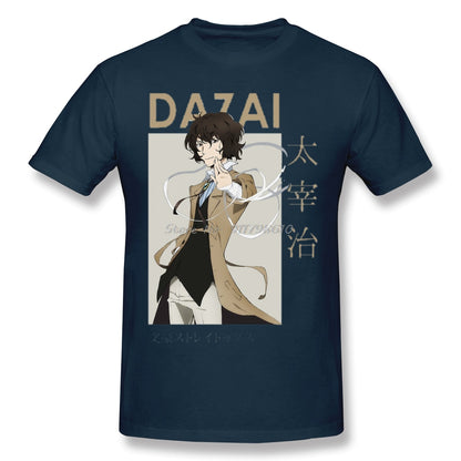 Bungo Stray Dogs: Osamu Dazai Card Anime Casual T Shirt