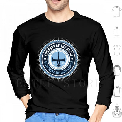 Cowboy Bebop: Space Cowboy Hoodies Long Sleeve Anime Japan Spike Bebop Jet Faye Ein
