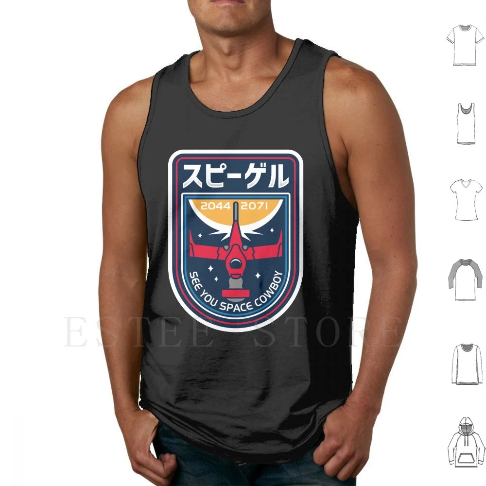 Cowboy Bebop: In Memoriam Tank Tops Vest Sleeveless Cowboy Spike Swordfish Spiegel Bebop Anime