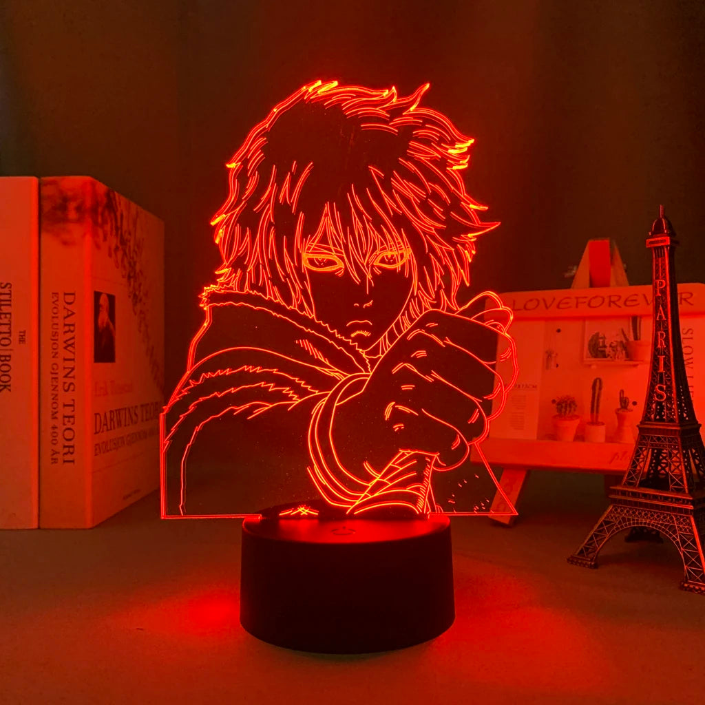Vinland Saga: Led Lamp Thorfinn Karlsefni Figure for Kid Bedroom Decor Friend Birthday Gift 3d Light Manga Vinland Saga