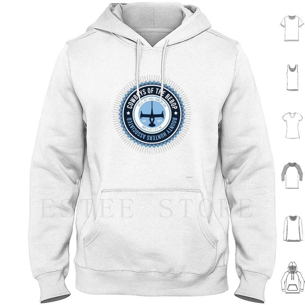 Cowboy Bebop: Space Cowboy Hoodies Long Sleeve Anime Japan Spike Bebop Jet Faye Ein