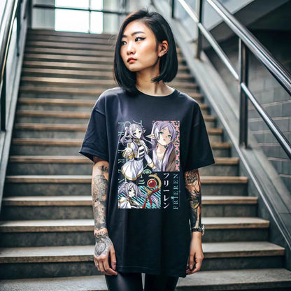 Frieren: T-Shirt Beyond Journey's End Fern Stark Girl Anime Gifts Shirt Gift 184