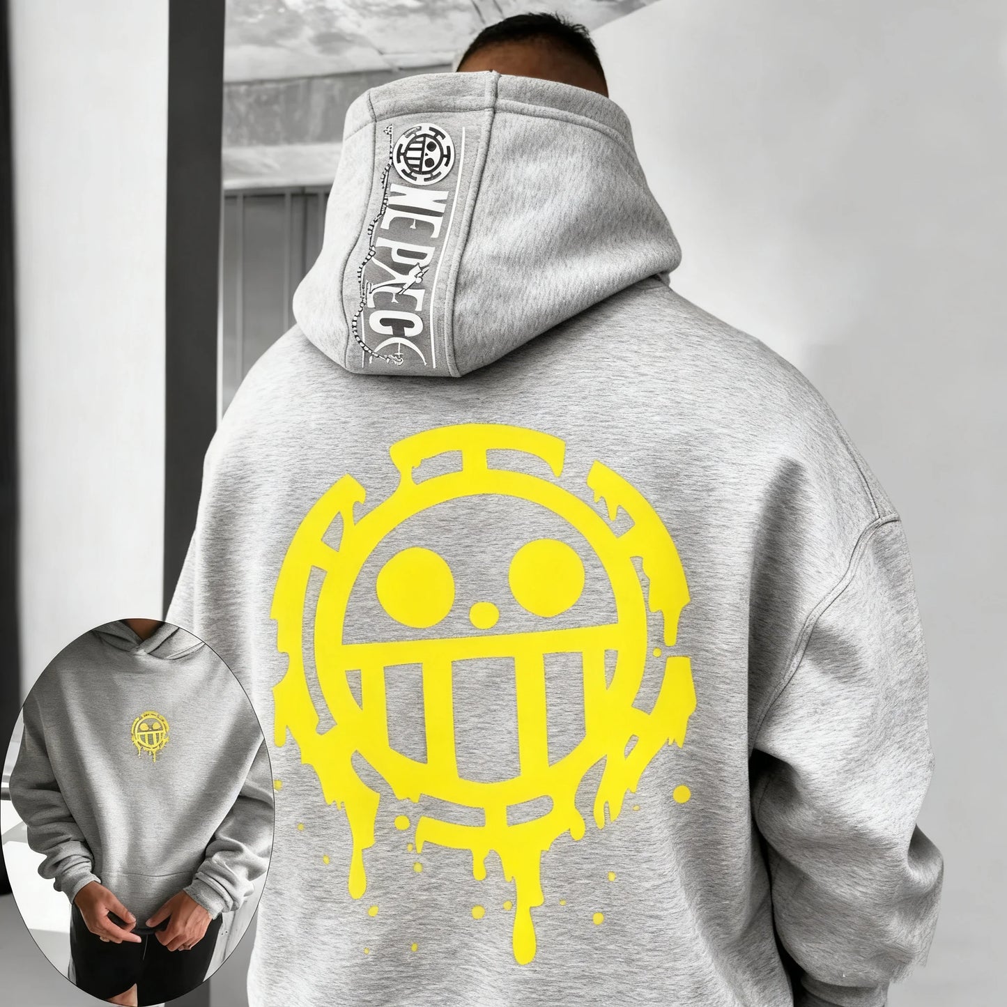 One PIece: Hoodie Sweater Trafalgar Law Japan Anime Summer Autumn New Boys Children's Long Sleeve Parent-Child Wear