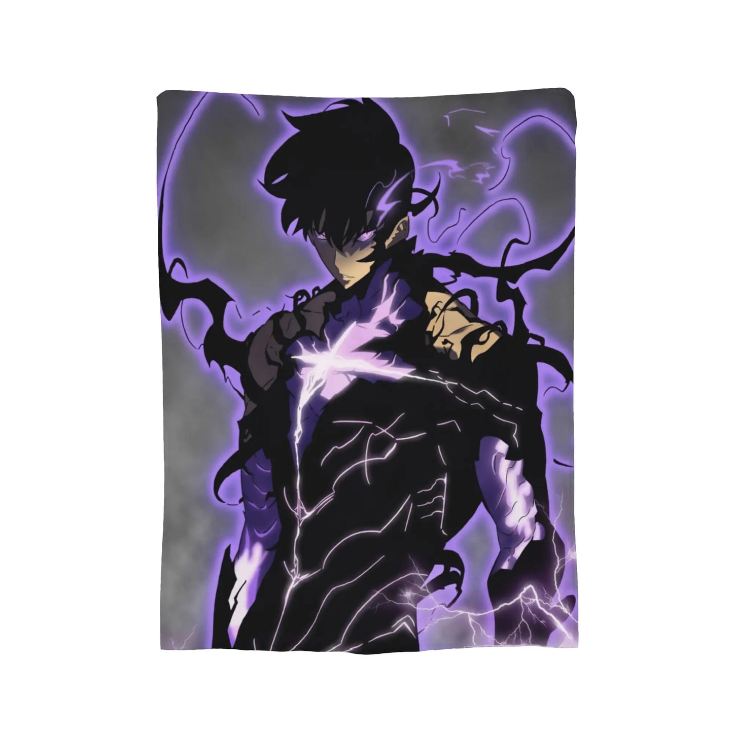 Solo Leveling: Blanket Flannel Spring Autumn  Breathable Ultra-Soft Throw Blanket for Sofa Car Bedspreads